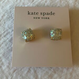Kate Spade: Opal Iridescent Square Earrings